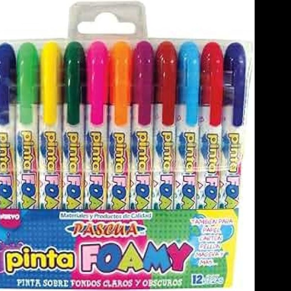 CRAYON PFOMI PINTAFOAMI PASCUA ESTUCHE C12 COL. SURT.